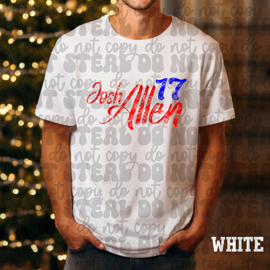 Josh Allen 17 Red