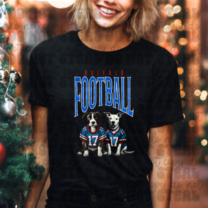 Buffalo Football 2 dogs