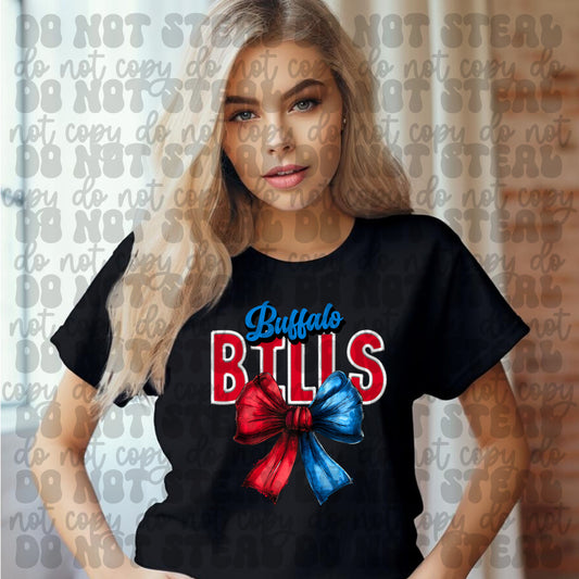 Buffalo Football Bow