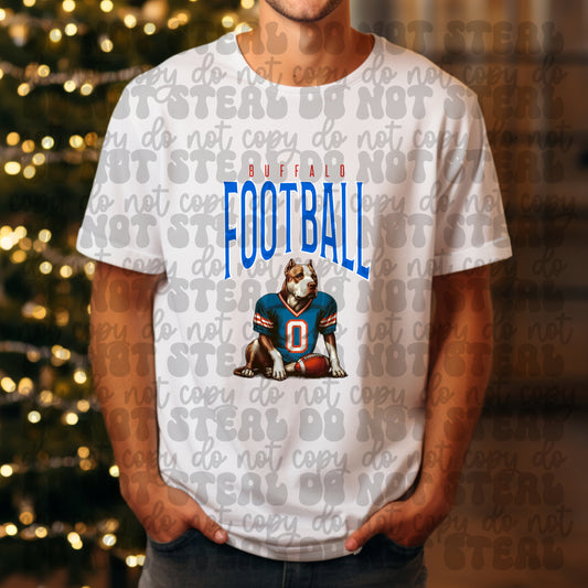 Buffalo Football Brown Pitbull