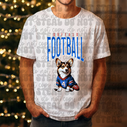 Buffalo Football Corgi