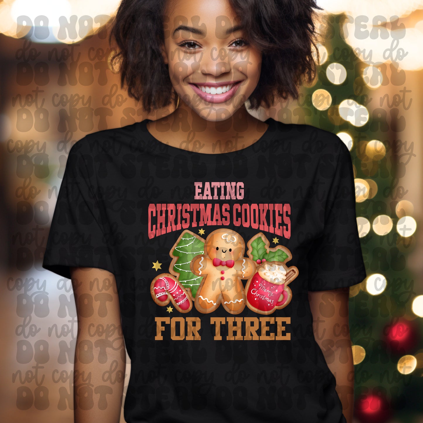 Eating Christmas Cookies For 3