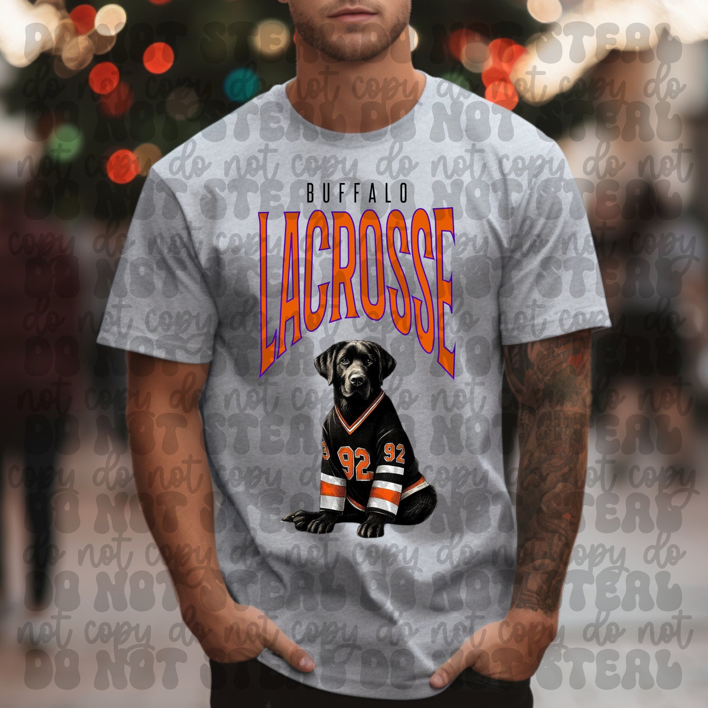 Buffalo Lacrosse Black Lab