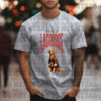 Buffalo Lacrosse Golden Retriever