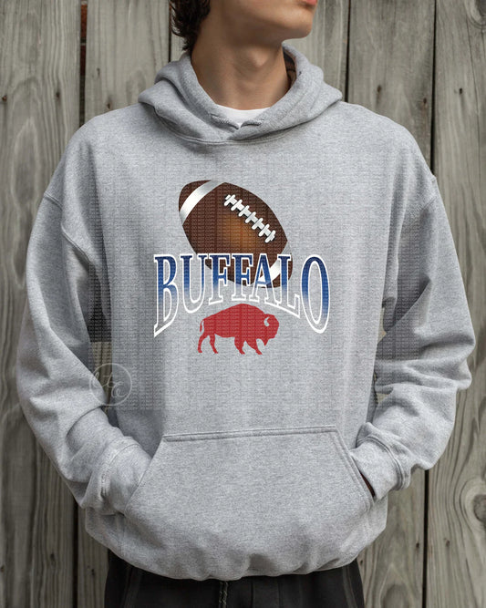 Buffalo Football Ombre