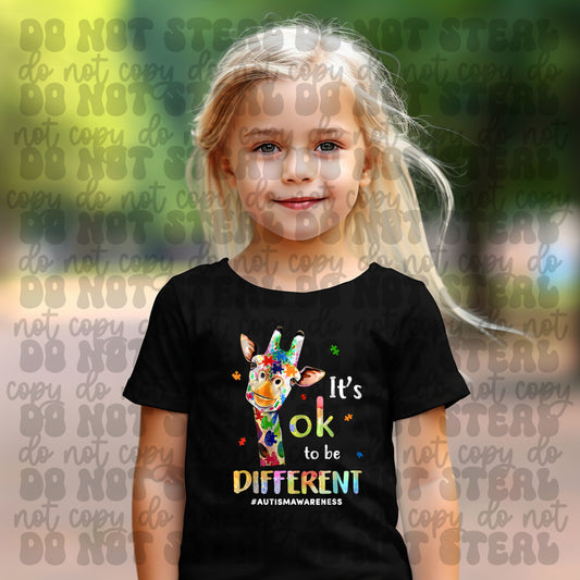It's Ok To Be Different Giraffe