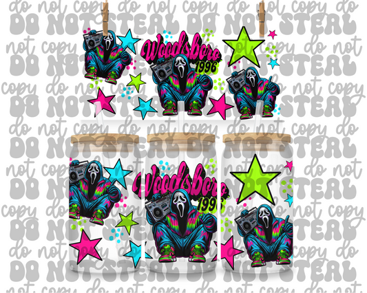 Scream 16oz UV DTF Cup Wrap