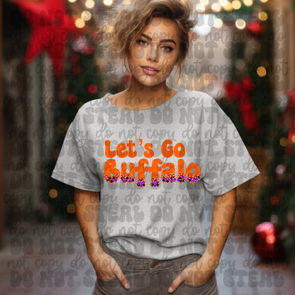 Lets Go Buffalo Lacrosse Dots