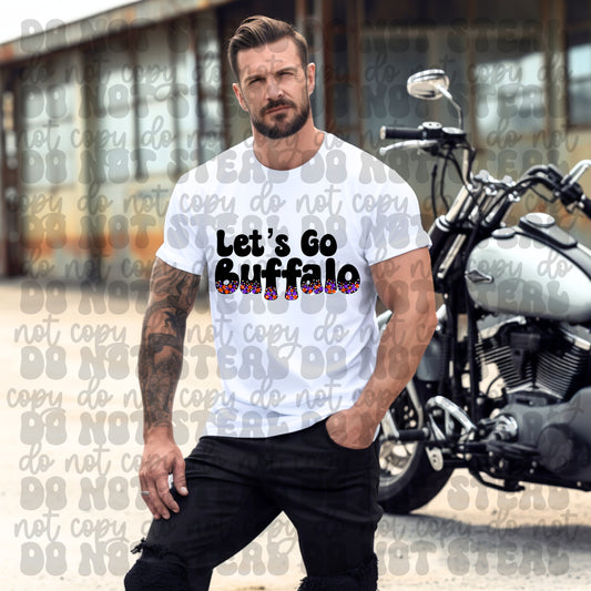 Lets Go Buffalo Lacrosse Dots