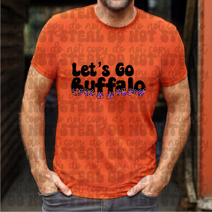 Lets Go Buffalo Lacrosse Dots