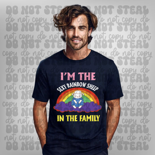 Sexy Rainbow Sheep Of The Family