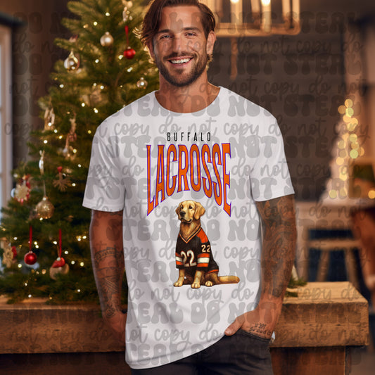 Buffalo Lacrosse Golden Retriever